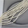 5-6mm AA Rice Natural Freshwater Pearl beads Small Teardrop Pearl Strand for jewelry making