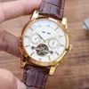 Exquisite men wristwatches Exquisite multi-function men's watch 41mm high-end full-automatic mechanical movement leather strap Orologio di lusso