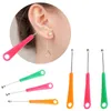 Parti Favor 20pcs Earpick Spoon Aracı Temiz Kulak Balmumu Körfez Kaldırıcı Sağlık Hizmetleri Random Renk