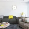 Wanduhren Stille Uhr Metall Moderne Küche Wohnzimmer Kreative Luxus Wohnkultur Relogio De Parede Geschenk