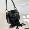 Evening Bags Crossbody Bag Women Shoulder Bags Tassel Handbags Faux Suede Handbag Purse Flip Medium Size Fashion Bags High Quality Removablm