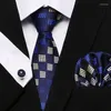 Laço lanche homens gravata de luxo formal para jacquard tecido xadrez de casamentos de casamento