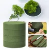 Decorative Flowers 4Pcs Round Floral Foam Block 16.5cm Large Dry Flower For Artificial And Fresh Wedding Decoration Arrangement