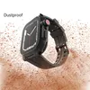 Apple Watch Band size 41 45mm Strap Bracelet Sport Watchband for IWATC5323502用防水フルボディ保護フレームストラップ