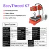الطابعات K7 العشاء MINI 3D الطابعة مضحكة سهلة الاستخدام X1 آلة الطباعة الصغيرة الأطفال هدية عيد الميلاد إسقاط drukarka