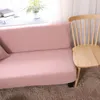 Stuhl Deckt moderne minimalistische Mode All-Inclusive-Sofa-Bett Set Set Sod Sod Color Hellrosa ohne Armlehnenabdeckung