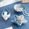 Dekorativa föremål Figurer Sea Shells ation Desk Accessories Ceramic Storage Nordic Room Home for Living Christmas Gift 220928
