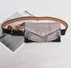 belt bags Blinkbling Flash Diamond Buckle Mini Mobile Phone Bag Waist Detachable Dual Purpose Bag 220723