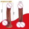 Sex Toy Massager Vibrator 22cm Duw Super Realistische Hoge kwaliteit Vloeibare Siliconen Dildo Kunstmatige Penis Speelgoed voor Vrouwen Volwassen Xxx