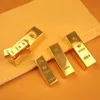 Decoratieve objecten Figurines Pure Copper Imitatie Gold Bar Fake Ingot Messing Solid Props Bullion Decor Home E 220928