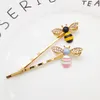 Hair Accessories 1pcs Little Bee Pins Kid Girl Butterfly Clips Woman Girl's Styling Tools Section Claw Clamps Pro Baby