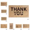 Cartoline di auguri 30 pezzi Natural Kraft carta regalo carta regalo Grazie Enterprise Business Order Simple