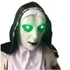 The Horror Scary Nun Maschera in lattice Foulard Valak Cosplay per costume di Halloween Maschere per il viso con copricapo RRB15883