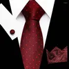 Boog banden mannen banden zijden stropdas paisley bruin voor hoogwaardige hanky manchetknopen set heren bruiloft pocket square