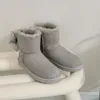 New Australia Classic Boots Warm Designer Designer Mini Bottão de Neve Feminino Inverno Full Ful