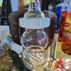 Heady Baby Bottle Mini Glass Bongs Handle Hookahs Water Pipe with Dome and Nail 14 mm Joint