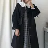 Trench Coats Trench Women Long Coats Losse eenvoudige Harajuku Streetwear Nieuwe all-match chic Daily Wind Breaker Classic All-match preppy stijl Ins Y2209