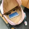 Okul çantaları su geçirmez naylon kadın sırt çantası kadın Koreli seyahat çantası büyük kapasiteli üç parçalı genç kız 220926