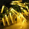 Strings Creative Bubble Lamp Post 20 LED Solar Light String Outdoor Home Decor For Party Christmas Holiday