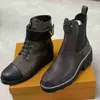 Botas de diseñador para mujer Botines Zapatos para mujer Mujer Martin Martin Botines Estiramiento Zapatilla de deporte de tacón alto Winter Chelsea Motorcycle Riding WIth Box 330