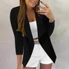 Women's Suits Lady Spring Slim Blazer Solid Color Pocket Coat Long Sleeve Women Jacket Autumn Fashion Jackets Office Work Coats