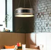 Lampes suspendues Doxa Simple moderne pour luminaires de chambre à coucher fer rond suspendu lumière salon bar lampara