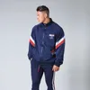 Giacche da uomo 2021 LYFT Autunno Nuovo marchio Sport Fitness Giacca per il tempo libero Puro cotone elasticizzato con cerniera Cardigan Stampa Tendenza Moda di strada Top T220926