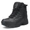 Çizmeler Marka Erkekler Askeri Açık Yürüyüş botları kaymaz kauçuk Taktik Çöl Savaş Ordu İş Ayakkabısı Sneakers 220928