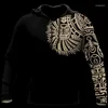 Heren Hoodies Amazing Polynesian - Maori Tattoo 3D Print Unisex Deluxe Hoodie Men Sweatshirt Streetwear Zip pullover Casual Jacket