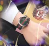Üst Marka kuvars kadın zaman saati saatler otomatik tarih arı İskelet deri kemer izle kuvars hareketi Basit Lüks Popüler hediyeler kol saati