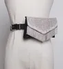 belt bags Blinkbling Flash Diamond Buckle Mini Mobile Phone Bag Waist Detachable Dual Purpose Bag 220723