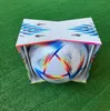 New World 2022 Cup Soccer Ball Size 5 High-Rade Match Football Ship the Balls بدون Air Box
