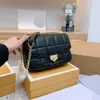 Дизайнерская сумка через плечо Mickbag Женская кожаная сумка Большая сумка через плечо в клетку Модный шопинг Черный коричневый двойной кошелек с цветными блоками 220926