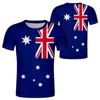 T-shirt da uomo AUSTRALIA Bandiera 3D T Shirt Donna Uomo Bambini Estate Moda O-Collo Manica corta Divertente Tshirt Grafica Tees Maglia da calcio Streetwear