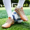 Dress Shoes QQ-2050 Hoogwaardige herenvoetbal Ultralicht Non-slip Turf Cleats TFFG Training voetbal sneakers Chuteira Campo 220926