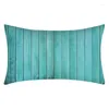 Kussen groenblauw blauw deksels decoratief 30x50 geometrische dekking polyester bank kussens Noordse decor Home