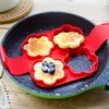 4 Hole Nonstick Pancake Molds Ring Baking Moulds Silicone Fried Eggs Mould Reusable Pancake Maker Egg Rings Kitchen Cooking Tools