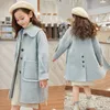 Покройте каждый Kid Coats Толстый повседневная одежда для девочек -куртки Дети Длинные пальто мода зимняя одежда для девочек 220927