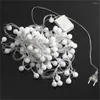 Strängar 10m 100 bollar AC220V EU Plug Christmas LED String Light Fairy Decoration for Bedroom Kids'room Birthday Party Bar