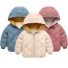 Giacche 90-140cm Giacca invernale calda per ragazzi in cotone Cappotto con cappuccio spesso di alta qualità per bambini Capispalla Regali di Natale Abbigliamento per bambini 220928