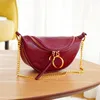 Evening Bags WOONAM Women Fashion Top Hide Genuine Calf Leather Cross Body Chain Shoulder Bag WB1088