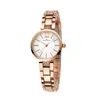 Armbandsur 2022 Ladies Wrist Women Crystal Diamond Watches Luxury Gold Watch rostfritt stål Kvinnoklocka