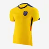 22 23 Jersey de futebol do Equador da Copa do Mundo IBARRA MENA PRECIOD CLAMADA DE FUTEBOLO DE FUTEBOLO DE MENOS Homem de Kit Home Away Away Away