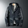 Mens Down Parkas Winter Jackets Cotton Blobiegowe polarowe płaszcze plus rozmiar 6xl 7xl 8xl ponadwymiarowy wiatr czarny luźne luźne wodoodporne wyściełane 220928