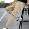 Men's Pants Y2K Mens Streetwear Techwear Cargo Work Harajuku Straight Casual For Men Sweatpants Wide Leg Joggers Alt Trousers Clothes