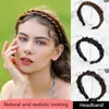 Fashion Braid Headband Wig Invisible Head Head Hoop Hair Styling Headwear Accessori Gift