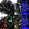 Cuerdas 22m 200 LED Luces de hadas solares Árboles de cadena Fiesta de Navidad Decoración de jardín