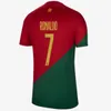 2023 Portuguesa Portugal Soccer Jerseys Ruben Ronaldo Portugieser 2022 Maillot de football portugais Hommes Kit enfants Ensembles Coupe du monde Équipe Portugals Tops Thaïlande 111