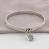 Designer Diamond Bracelet Ladies Herren Logo Marke Luxusschmuck Lederarmb￤nder mit Metallschloss Charm Bangle High-End Modepaar Geschenk