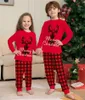 Atuendos de combate familiar pijama de Navidad atuendos a juego para madera de madera bebé nave dreamswear mami y niñas familiares chr7540913